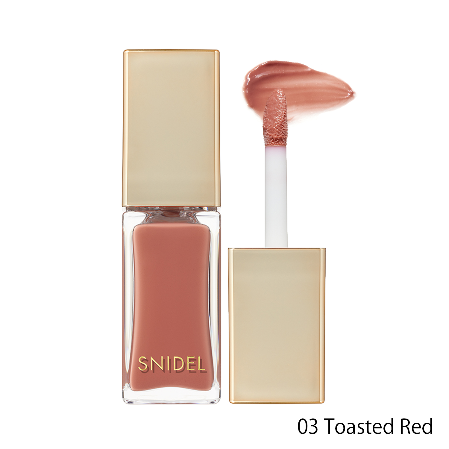 【SNIDEL BEAUTY】ピュア リップ ラスター＜全6色＞(03 Toasted Red)