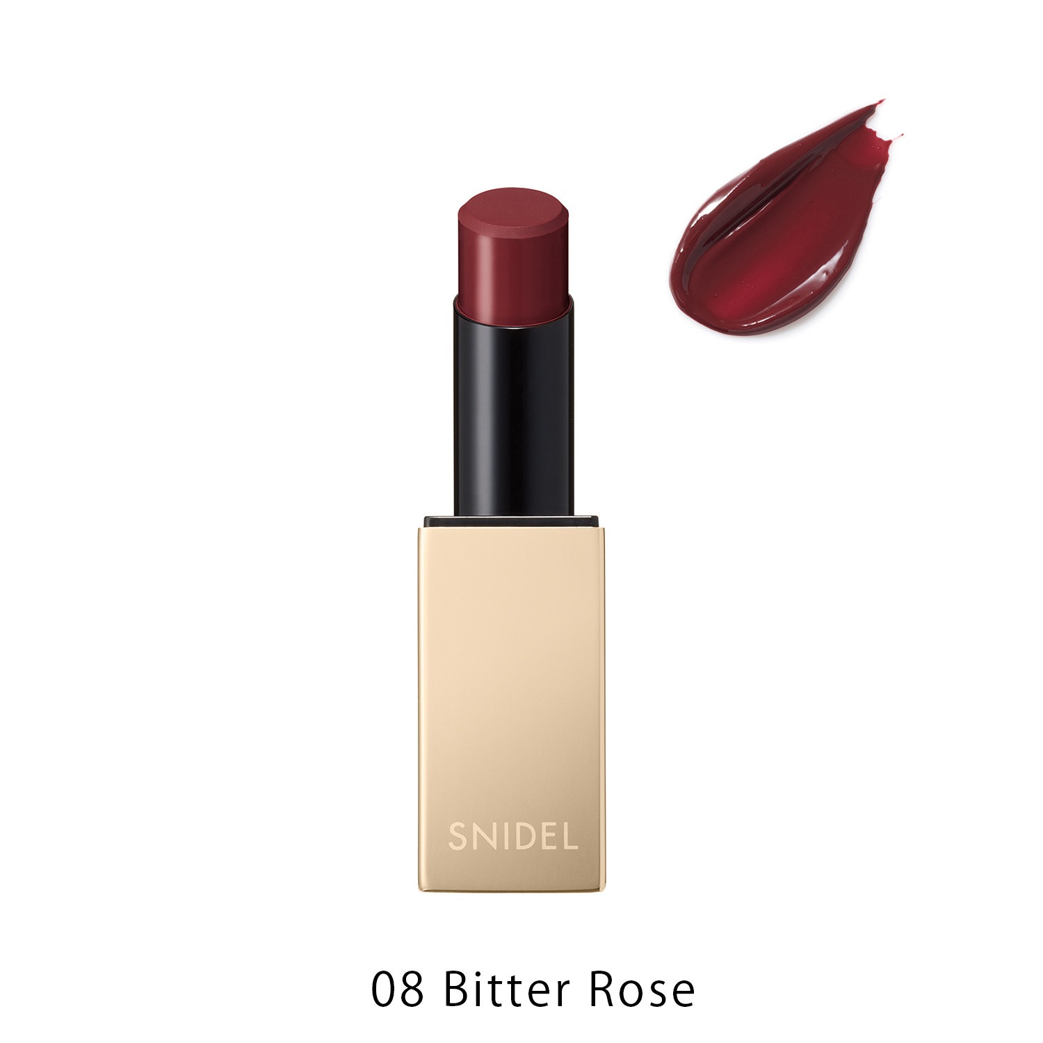 【SNIDEL BEAUTY】ルージュ スナイデル n＜全3色＞＜2024 AW Collection＞(08 Bitter Rose)