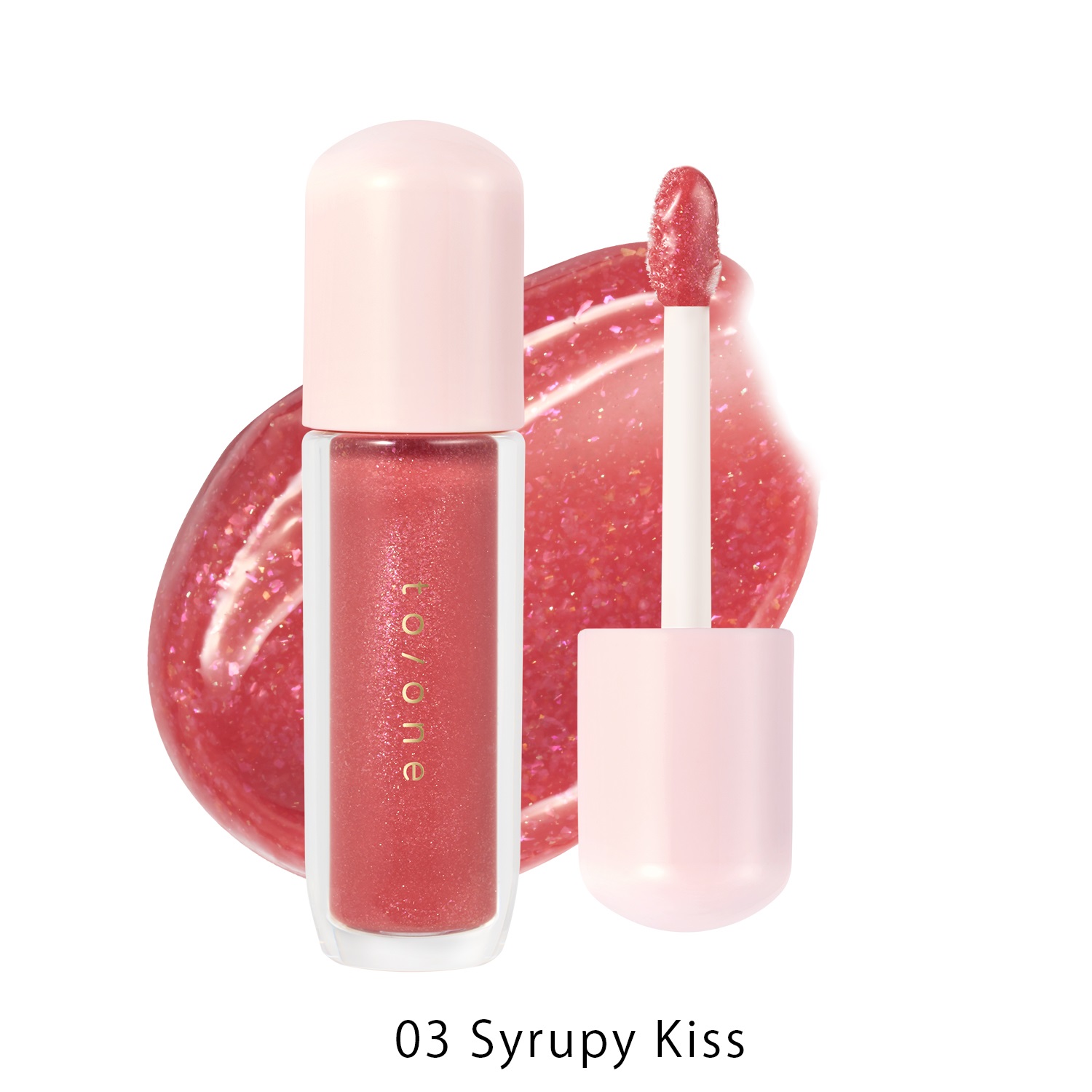【to/one】ペタル ブルーミング グロス C［01～03］＜2026 Summer Collection＞(03 Syrupy Kiss)