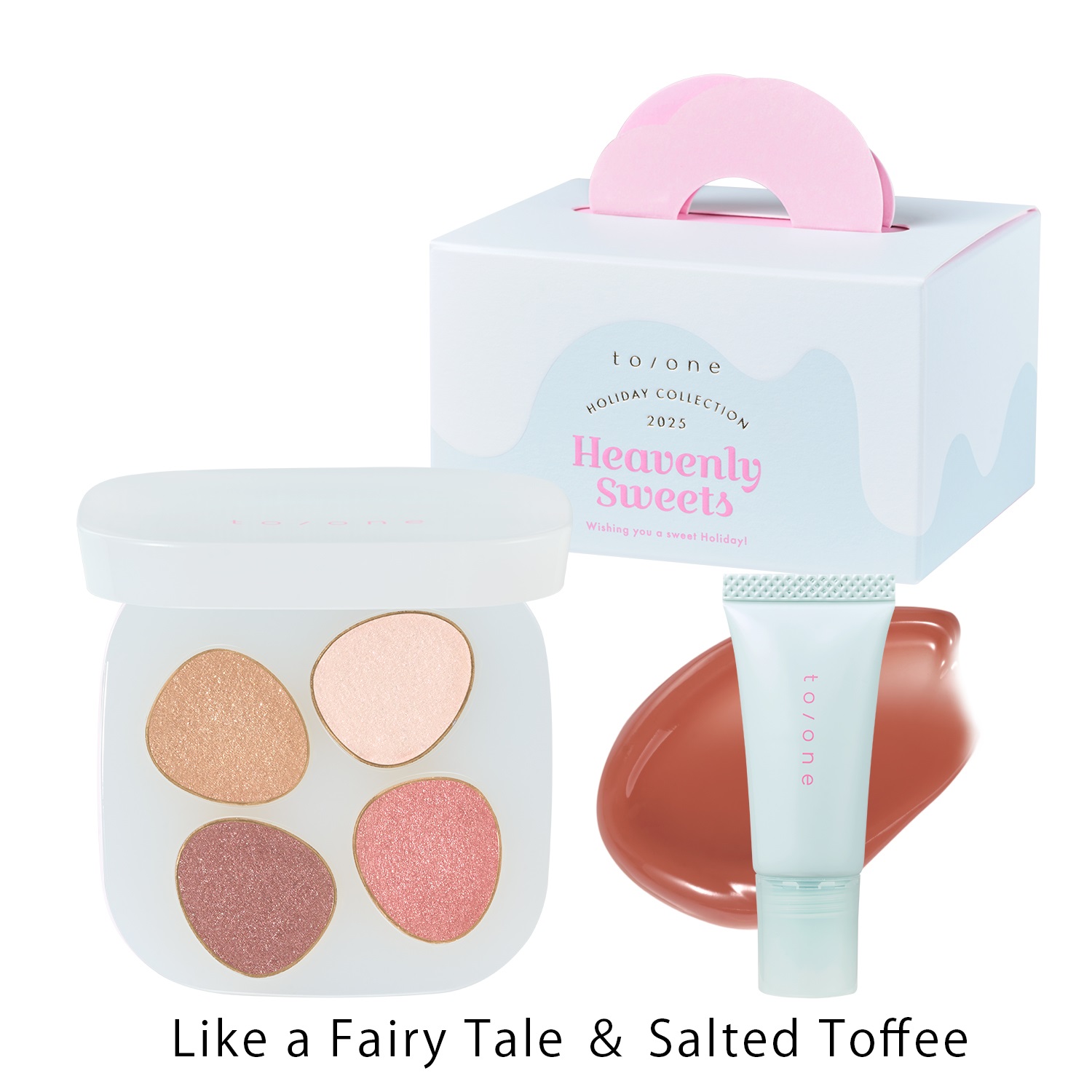 ＜先行予約＞【to/one】ヘブンリー スイーツ ボックス＜限定品全3種＞＜2025 Holiday Collection＞(Like a  Fairy Tale ＆ Salted To)