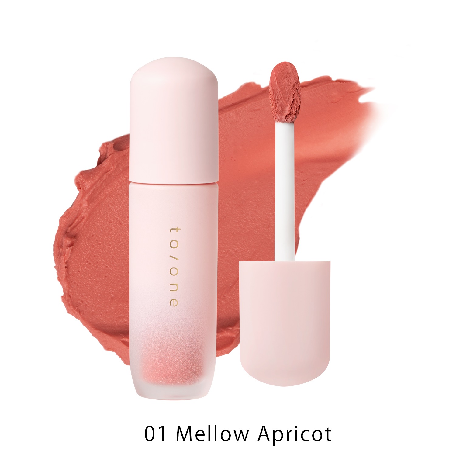 【to/one】ペタル ブルーミング マット リップ［01～04］＜2026 SS Collection＞(01 Mellow Apricot)