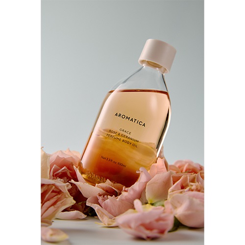 AROMATICA】グレイスパフュームボディオイルローズ＆ゼラニウム